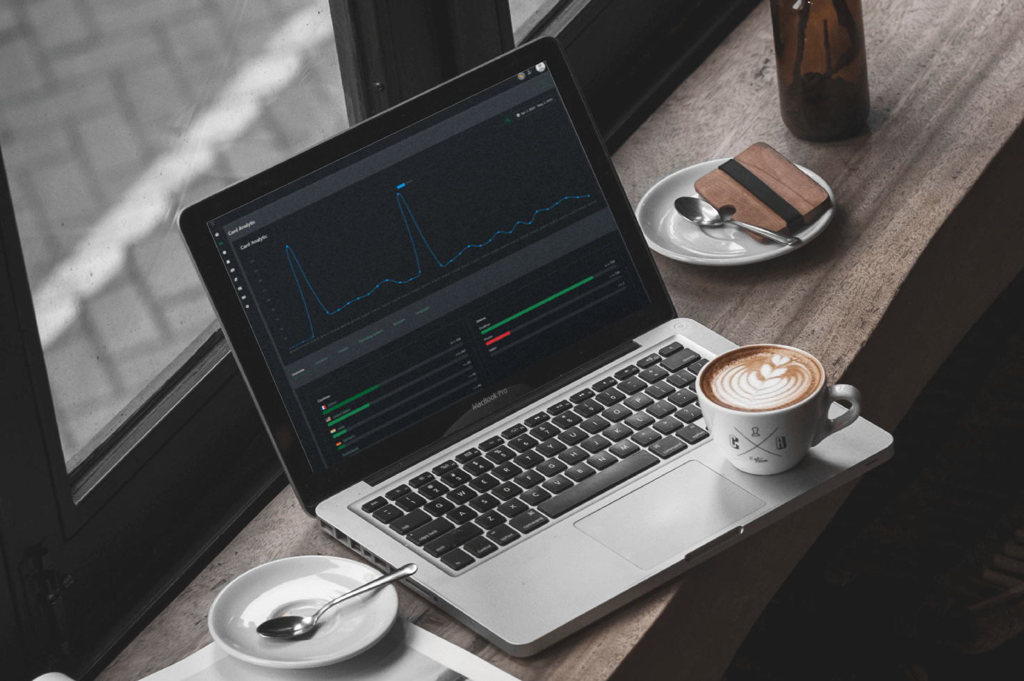 Analytics dashboard for digital card scans and engagement